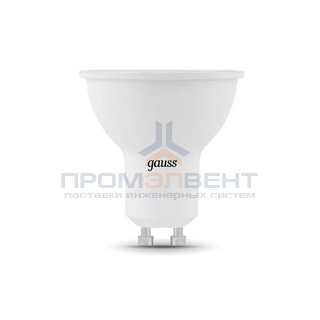 Лампа Gauss MR16 7W 630lm 4100K GU10 LED 1/10/100