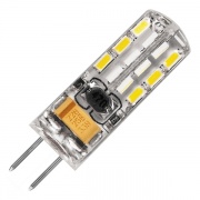 Лампа светодиодная капсула Feron LB-420 2W 2700K 12V G4 150lm 10x36mm теплый свет