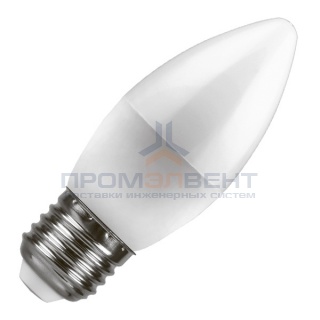 Лампа светодиодная свеча Feron LB-97 7W 2700K 230V E27 теплый свет