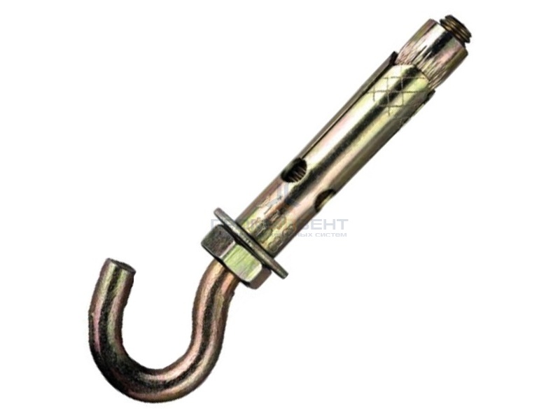 Анкерный болт HG 10х60 с крюком оцинкованный