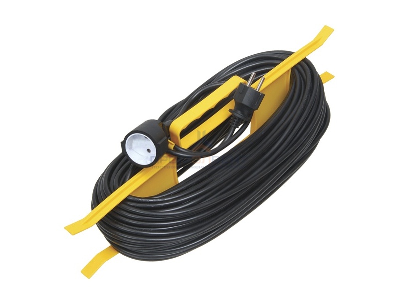 Удлинитель на рамке УР20 1 розетка 2Р/20метров 2х0,75 мм2 ИЭК