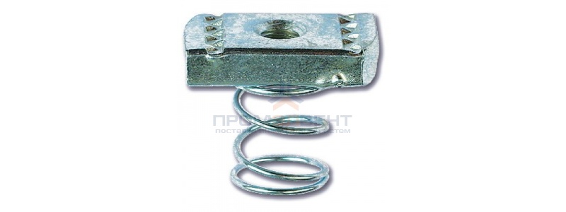 Гайка для подвешивания профиля (с удлиненной пружиной) М10х40